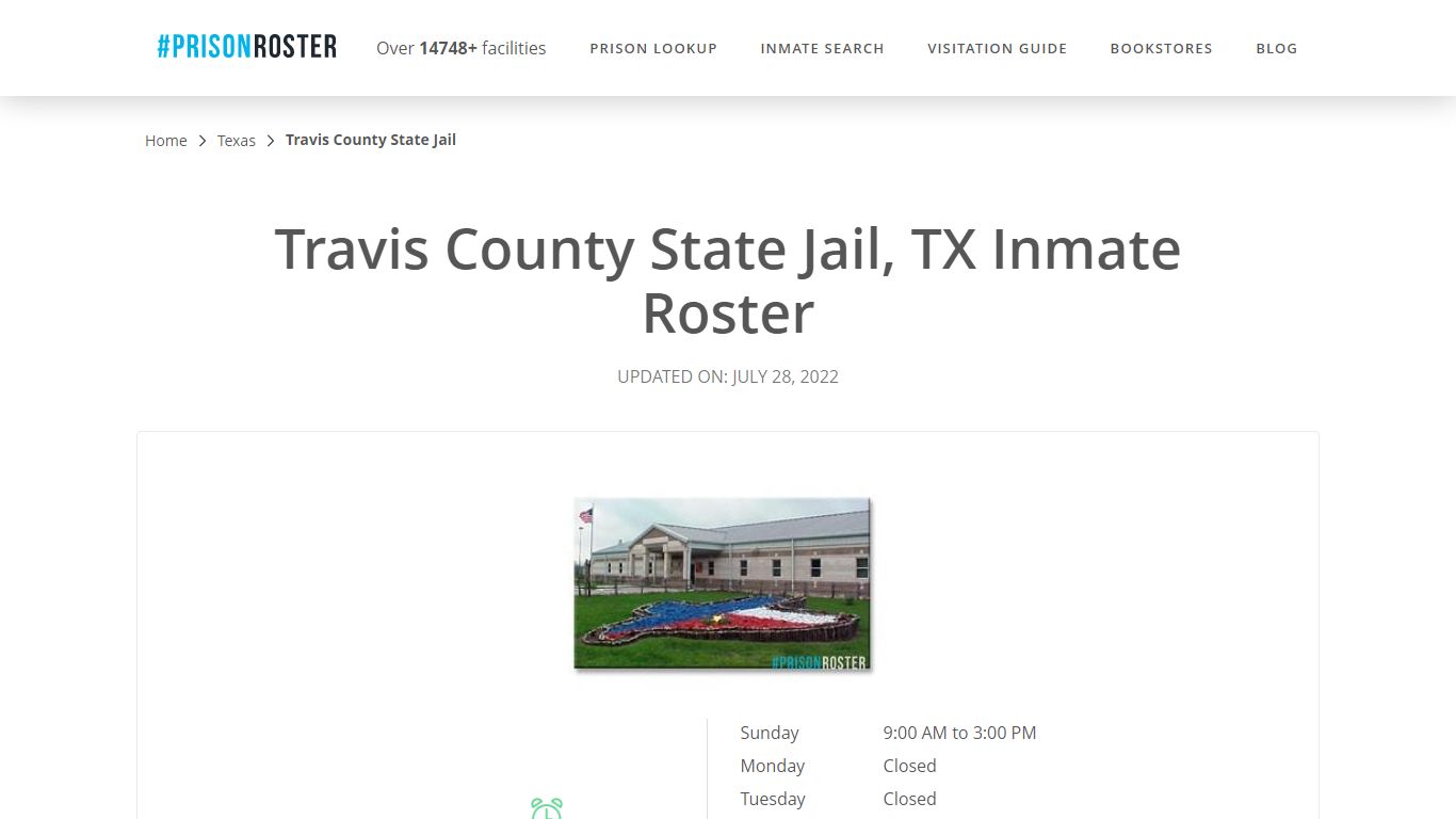 Travis County State Jail, TX Inmate Roster - Prisonroster